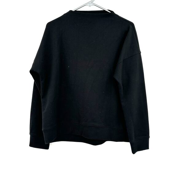 Cynthia Rowley Size Small Sweater Black Solid Pullover Basic‎ Everyday Staple - Picture 1 of 4